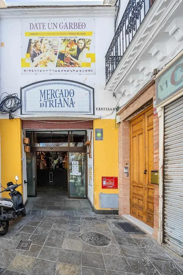 Comfy Away - Apartamento Exclusivo Mercado De Triana Con Balcon Sevilla Appartement